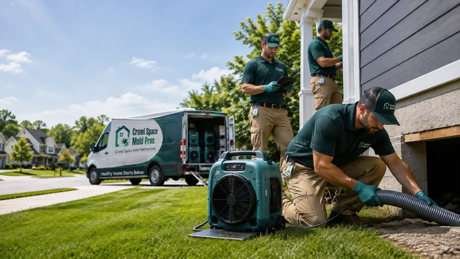 Crawl Space Mold Removal in Oakley, CA